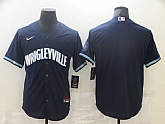 Cubs Blank Navy 2021 City Connect Cool Base Jersey,baseball caps,new era cap wholesale,wholesale hats